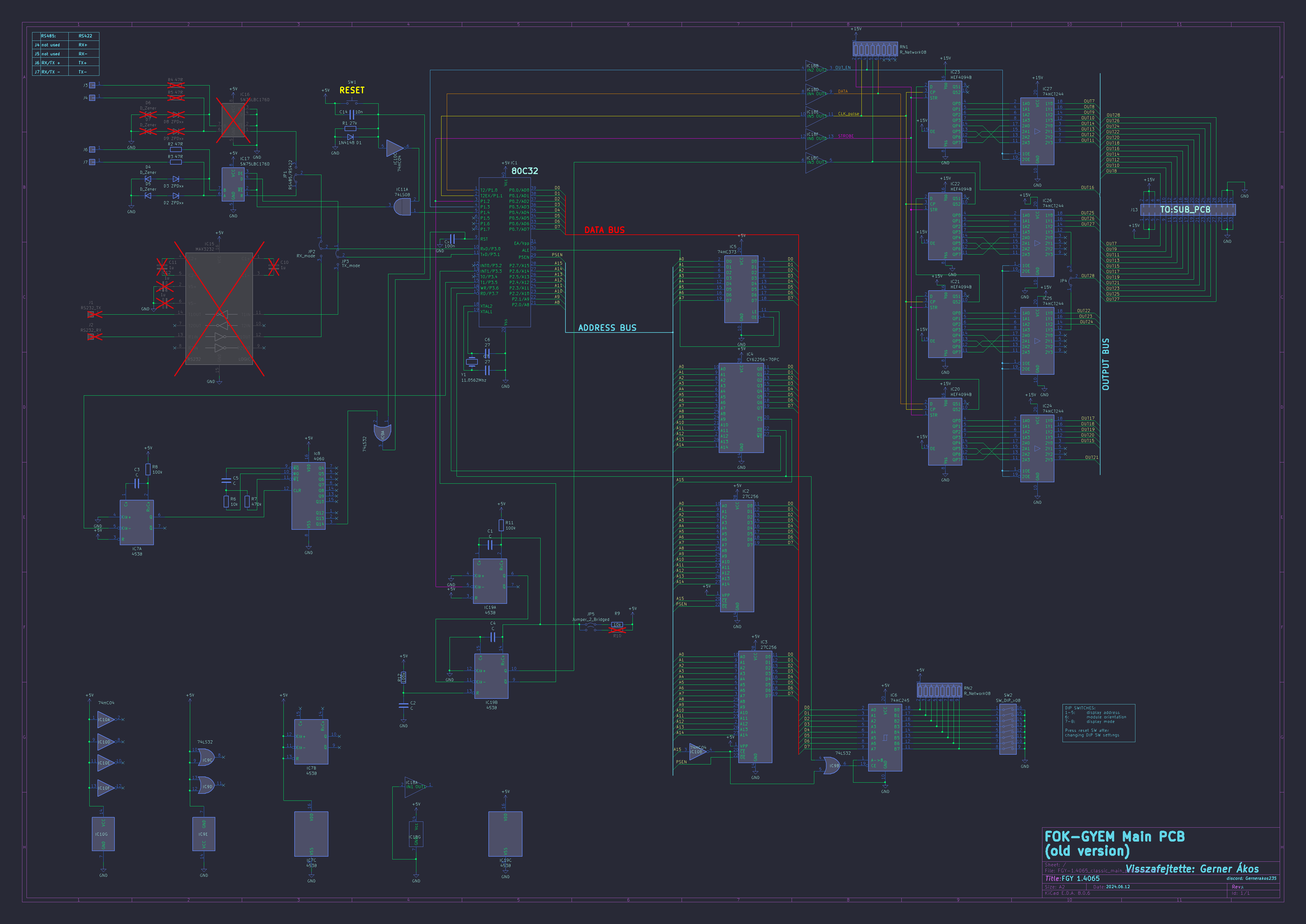 classic main pcb schematics